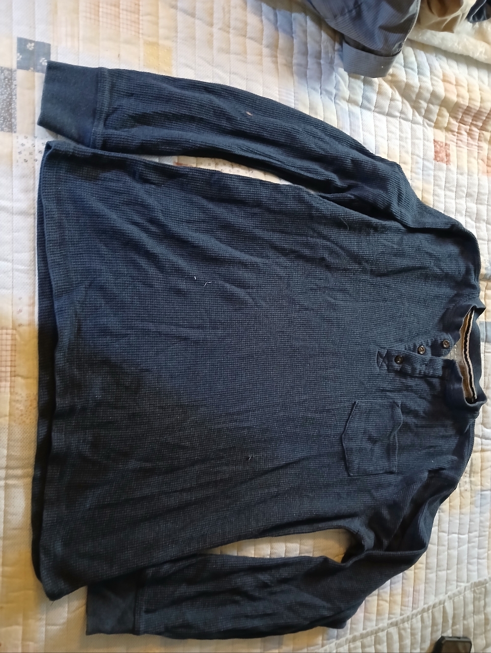 Men's Long Sleeve Henley Shirt